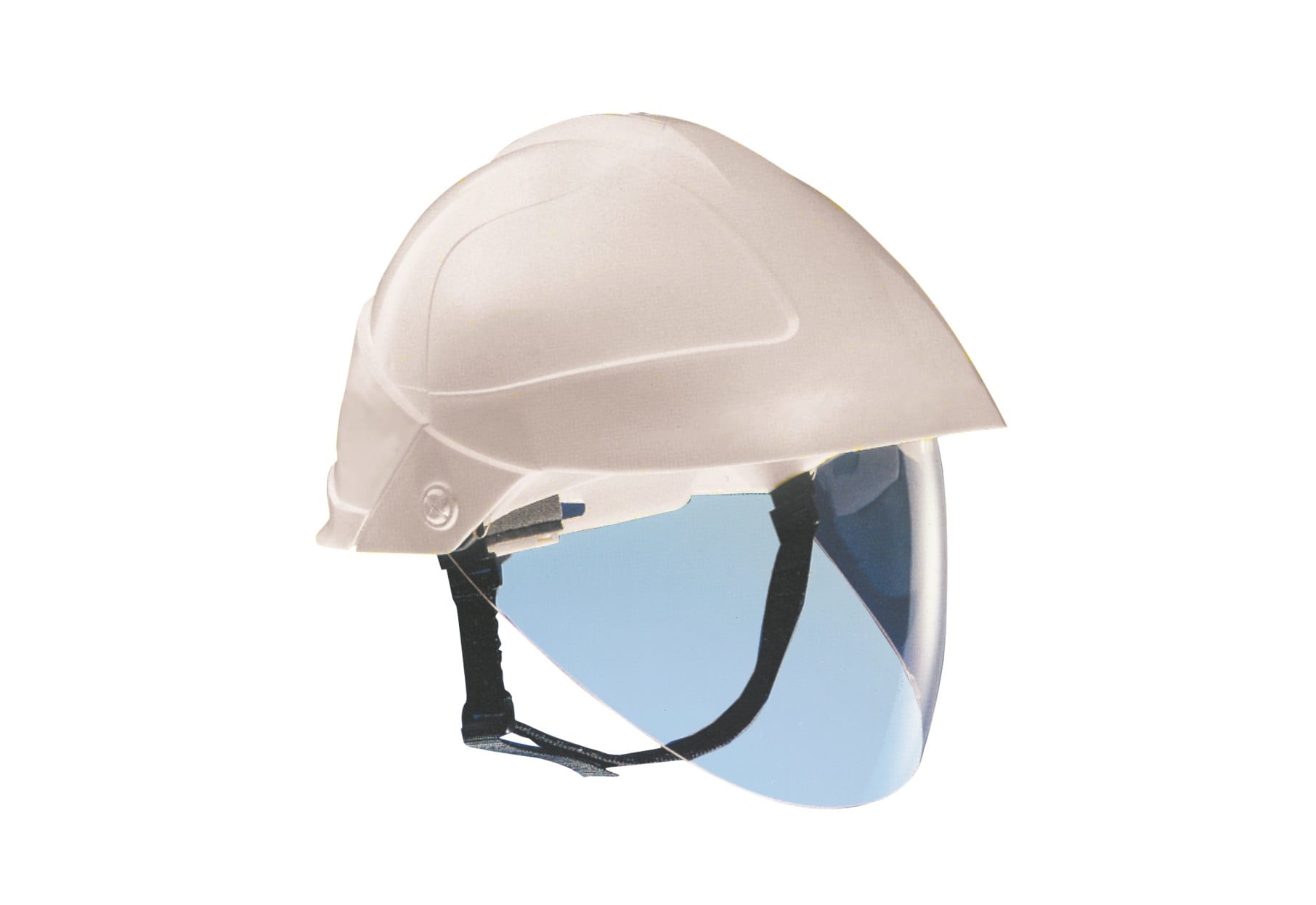 OCMEI SRL - OCM5ELMO-185-BL CASCO BIANCO CON VISIERA INCORPORAT
