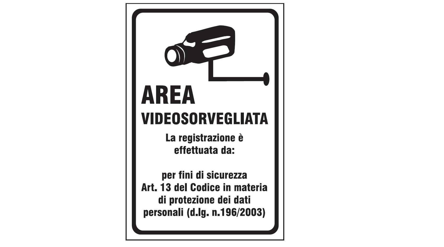 OCMEI SRL - OCM6CR1415-A CART.200X300MM AREA VIDEOS. REGIS.