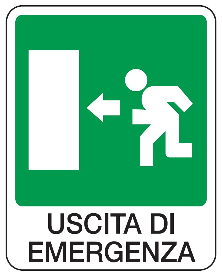 OCMEI SRL - OCM6CR1762-B CART.250X310MM USCITA EMERGENZA SX