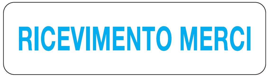 OCMEI SRL - OCM6CR2026 CART.290X80MM RICEVIEMTNO MERCI