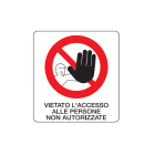 OCMEI SRL - OCM6CR570-B CART.DIVIETO F.TO MM 330X350