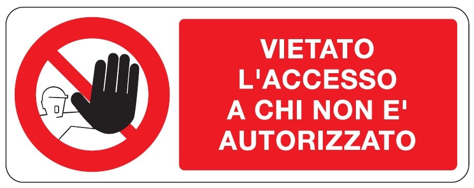 OCMEI SRL - OCM6CR718-A CART.DIVIETO F.TO MM 330X125