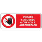 OCMEI SRL - OCM6CR718-A CART.DIVIETO F.TO MM 330X125