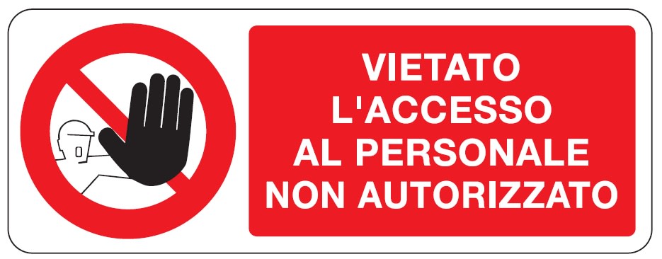 OCMEI SRL - OCM6CR723-A CART.DIVIETO F.TO MM 330X125