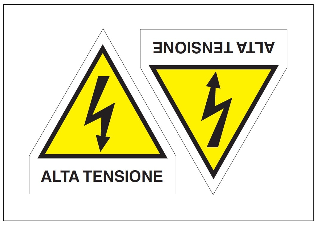 OCMEI SRL - OCM6ET2350 CF.10F ETICH. ALTA TENSIONE L.120+33 (2X