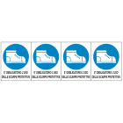 OCMEI SRL - OCM6ET2393 CF.10F ETICH. USARE SCARP.ANTIN 62X80 (4