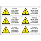 OCMEI SRL - OCM6ET2490 CF.10F ETICH ATT TOGLIERE TENSIONE (6XF