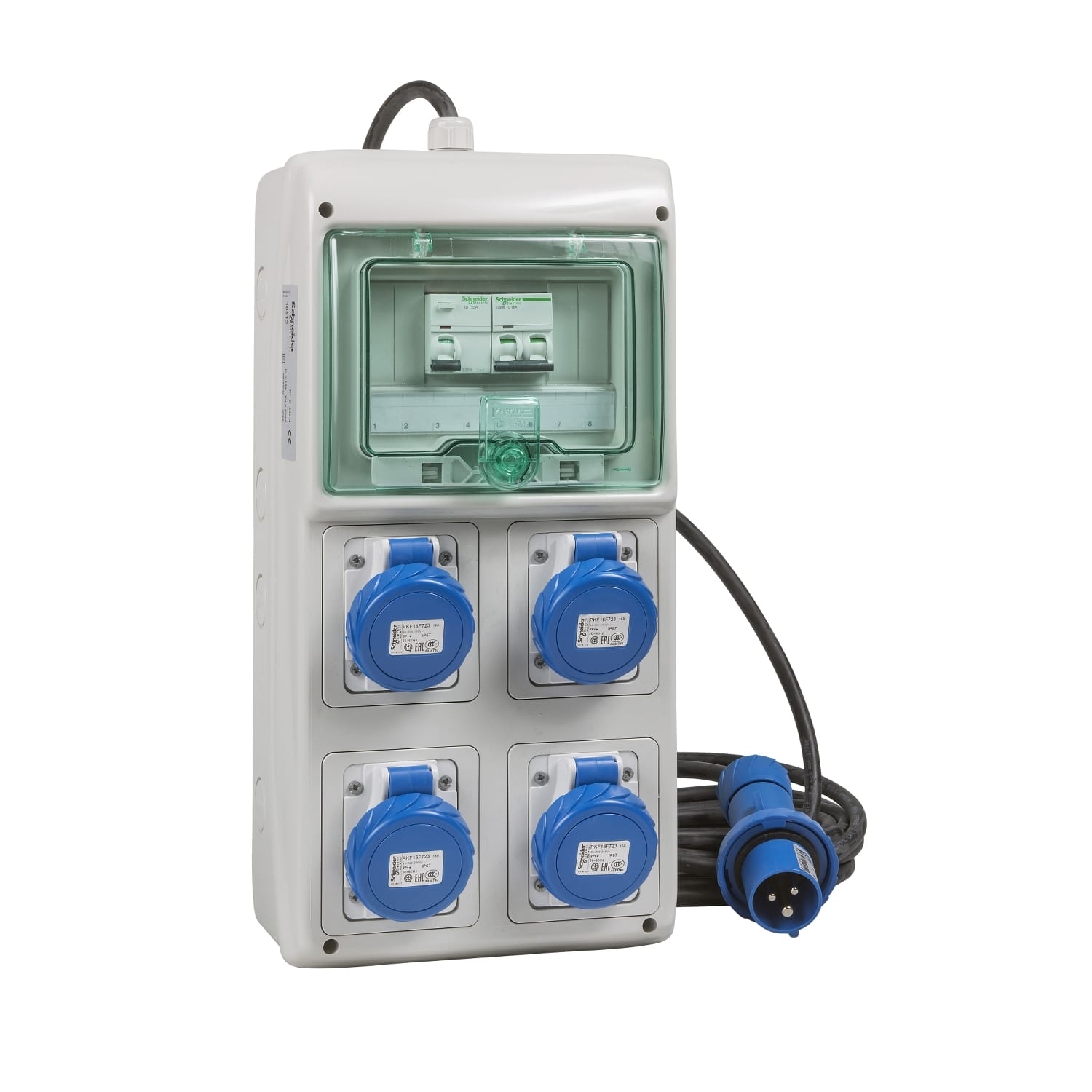 SCHNEIDER ELECTRIC - SNR10513 QUADRO ACS MOB IP65 4 PRESE INC