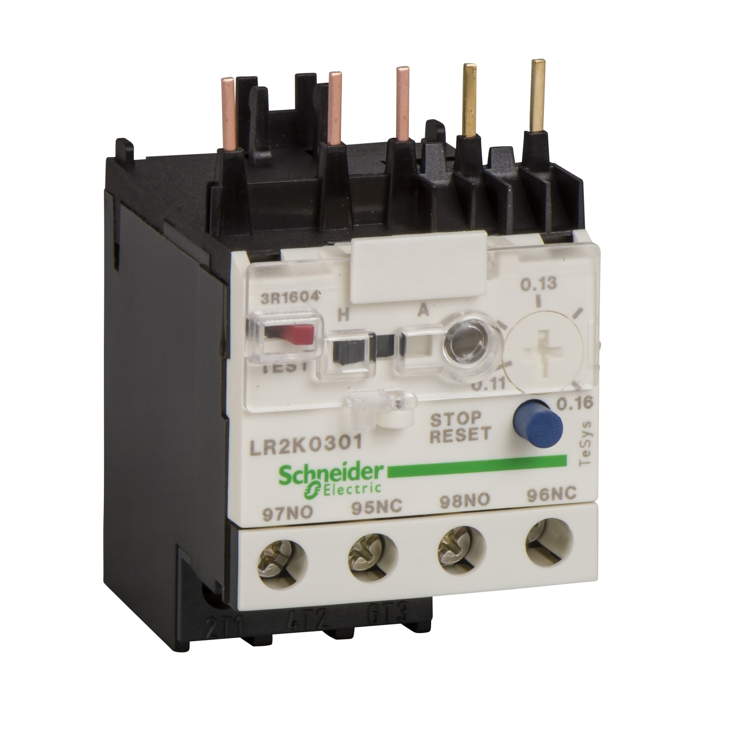 SCHNEIDER ELECTRIC - SNRLR2K0305 Relè sovraccarico termico per motore - TeSys LR2 K - 0,54...0,8 A - Classe 10A
