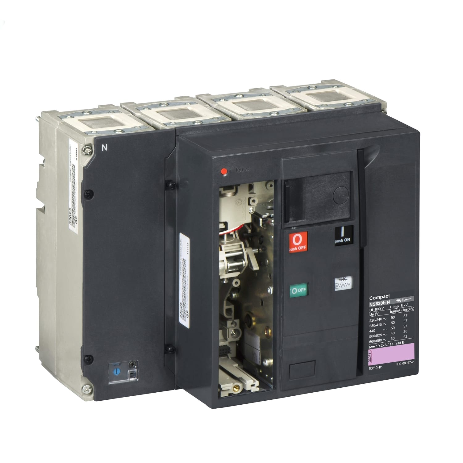 SCHNEIDER ELECTRIC - SNR33285 NS800H TELECOM FISSO 4P SENZA MLOGIC