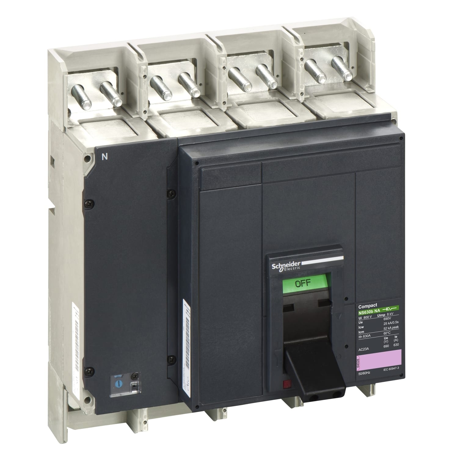 SCHNEIDER ELECTRIC - SNR33453 Sezionatore Compact NS800 NA - 800 A - 4 poli