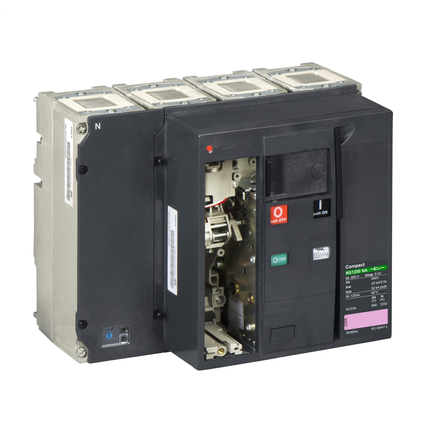 SCHNEIDER ELECTRIC - SNR33447 Sezionatore Compact NS1250 NA - 1250 A - 4 poli