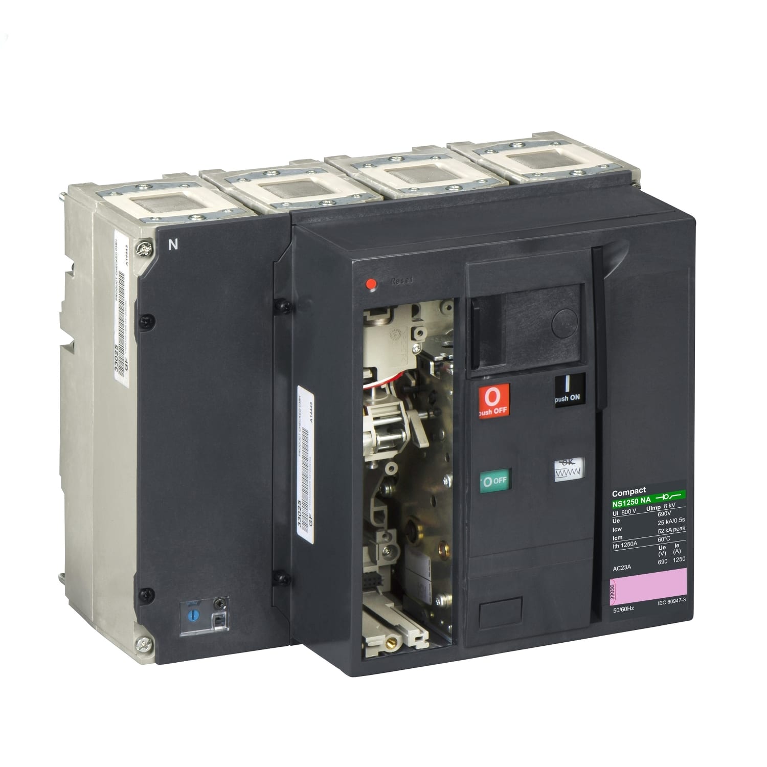 SCHNEIDER ELECTRIC - SNR33457 Sezionatore Compact NS1250 NA - 1250 A - 4 poli