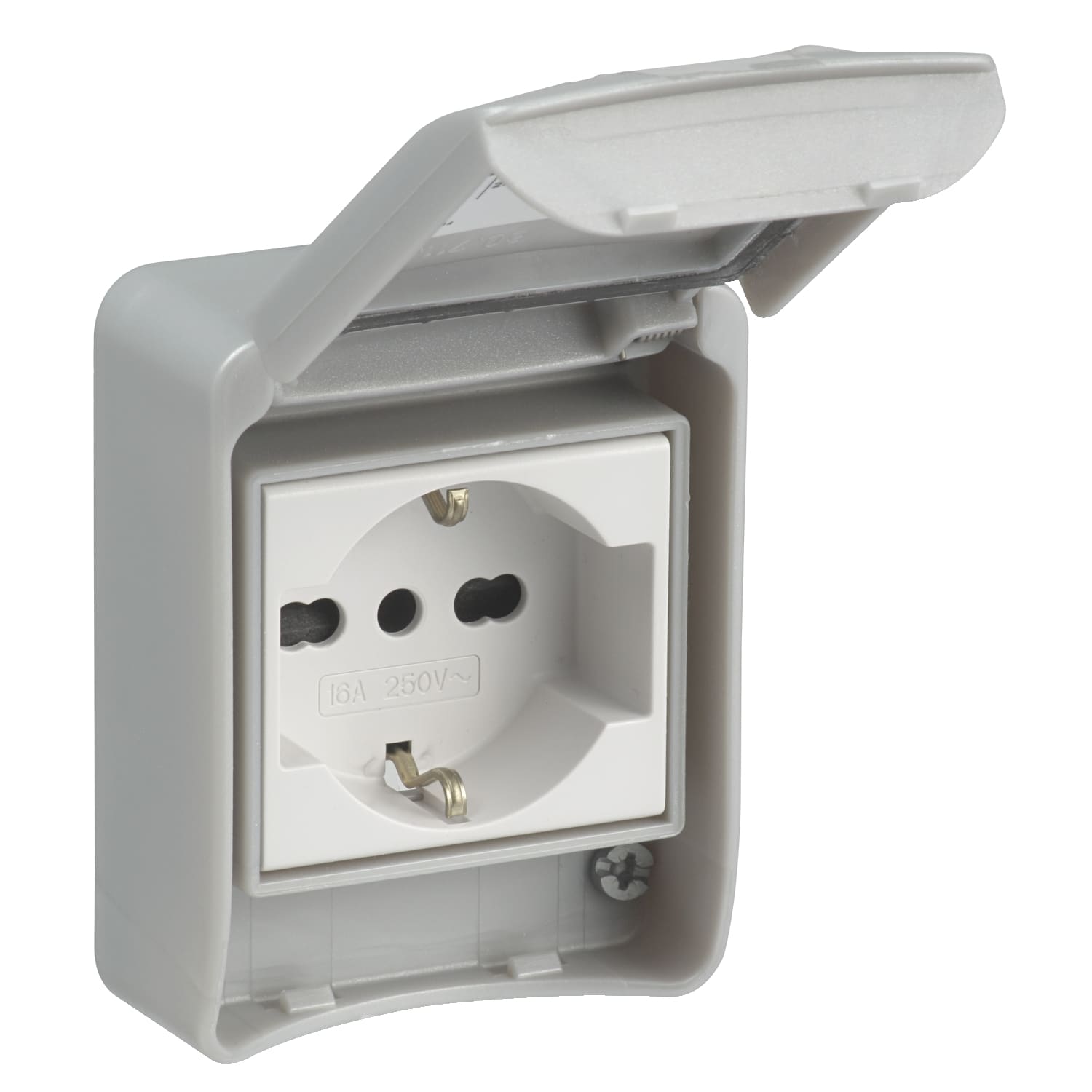 SCHNEIDER ELECTRIC - SNR81148 PRESA INC.SCHUKO+BIPASSO10/16A250V(80PZ)