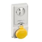 SCHNEIDER ELECTRIC - SNR82178 Presa da incasso interbloccata con fusibile Unika IP65 16A 110V 2P+T