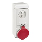 SCHNEIDER ELECTRIC - SNR83147 Presa da parete interbloccata fusibilata Unika IP44 32A 380V 3P+N+T