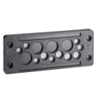 SCHNEIDER ELECTRIC - SNRNSYTSA2422SE PIASTRA PASSACAVI 22 FORI