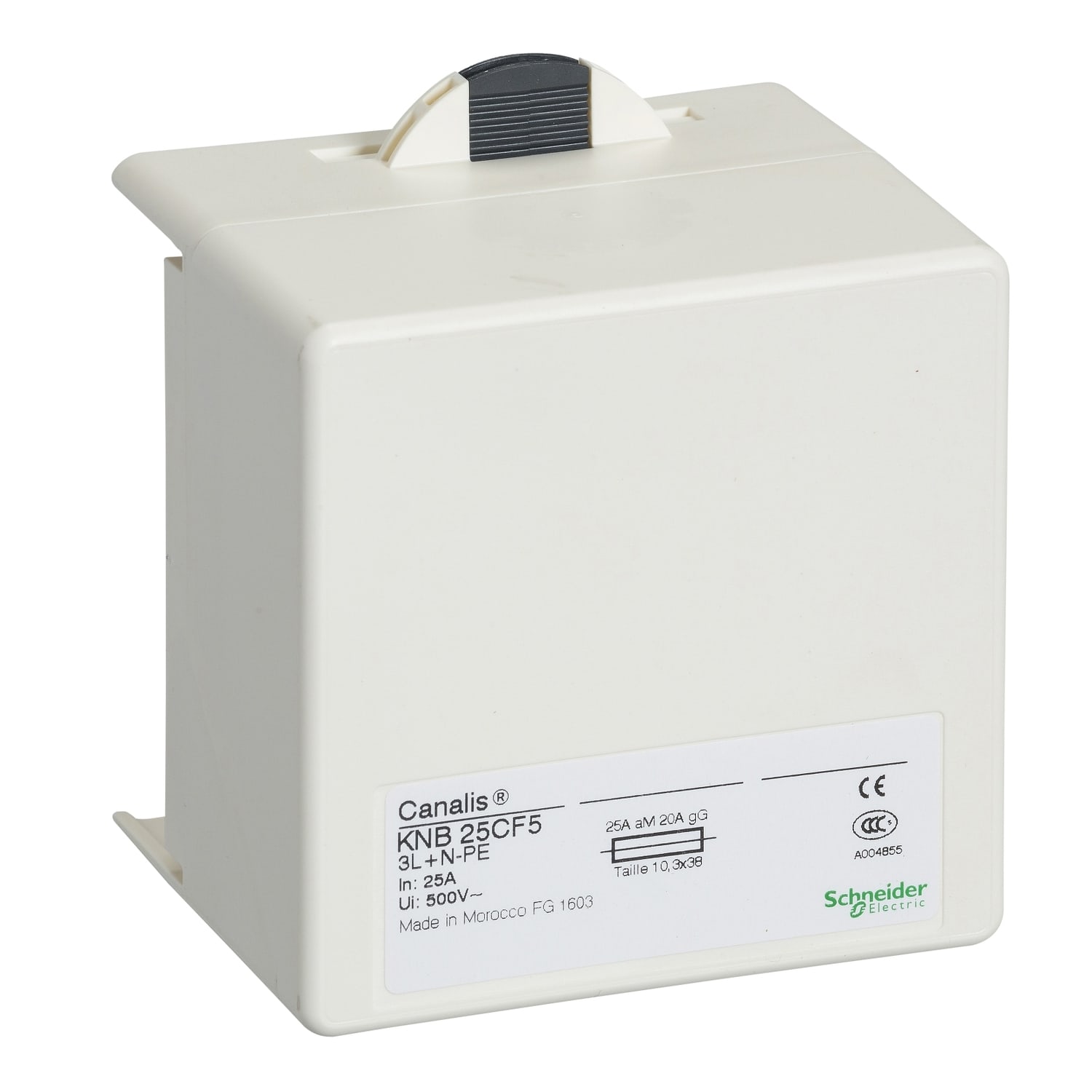 SCHNEIDER ELECTRIC - SNRKNB25CF5 SPINA 25A 4P PER FUS NF 10X38
