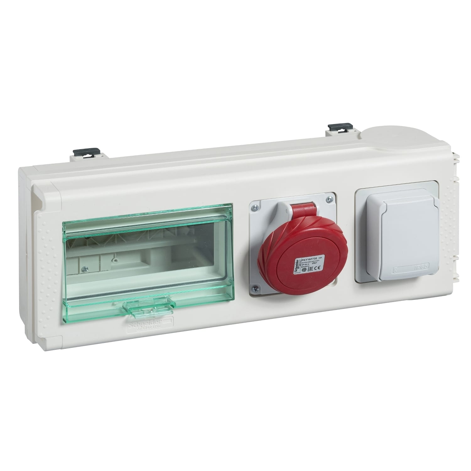 SCHNEIDER ELECTRIC - SNRKNB32CP15D SPINA DER 32A SCHUKO+IND + 8MOD