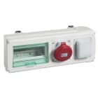 SCHNEIDER ELECTRIC - SNRKNB32CP35 SPINA DER 32A 2 INDUSTR + 8MOD