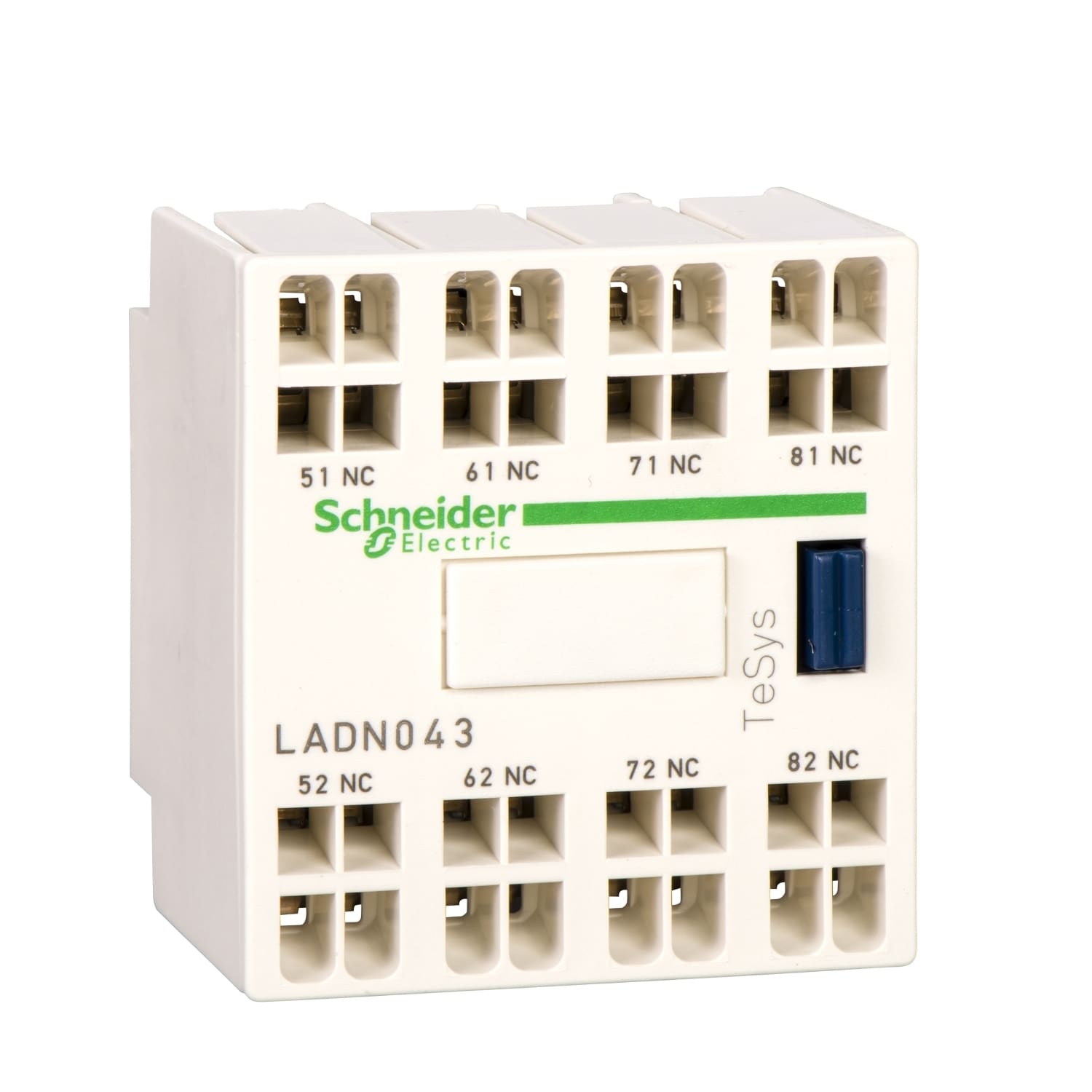 SCHNEIDER ELECTRIC - SNRLADN403 Blocco contatti ausiliari TeSys - 4NO - Terminali a molla