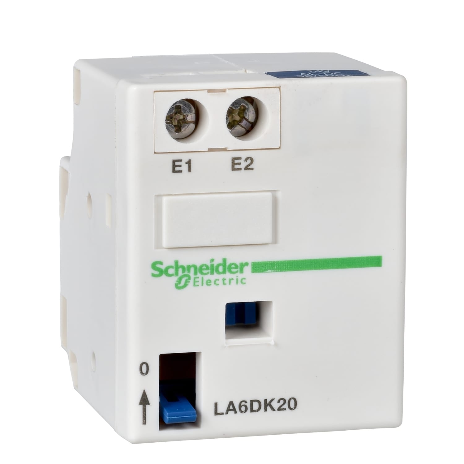 SCHNEIDER ELECTRIC - SNRLA6DK20B Blocco di aggancio ausiliario TeSys D - 24 V CC/CA 50...60 Hz