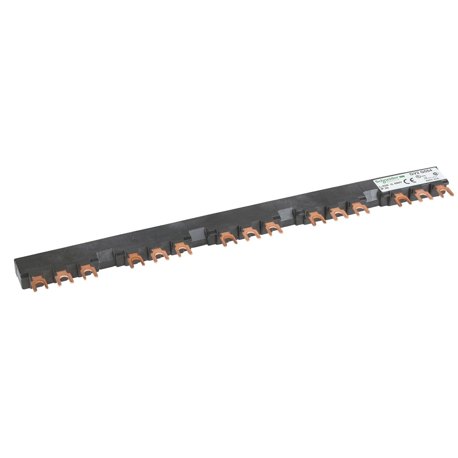 SCHNEIDER ELECTRIC - SNRGV2G554 SBARRE 3P 63A 5DER GV2 54MM