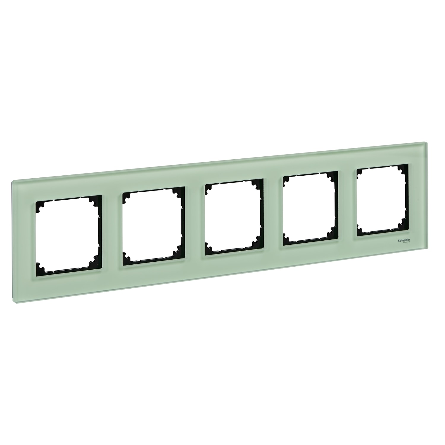 SCHNEIDER ELECTRIC - SNRMTN404504 CORNICE M-ELEGANCE QUINT.VETRO VERDE