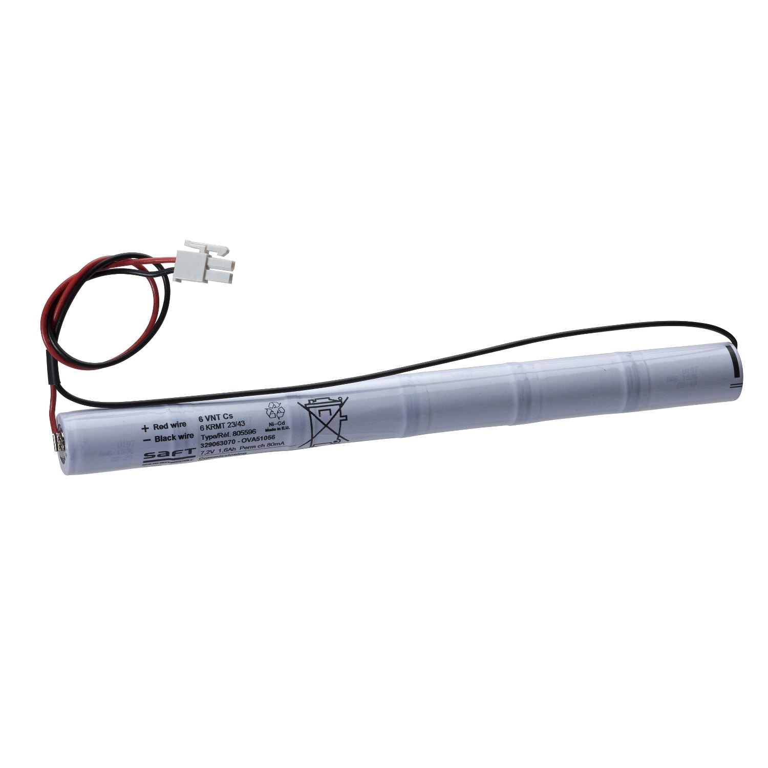 SCHNEIDER ELECTRIC - SNROVA51056 Batteria Ni-Cd HT 7,2V 1,6Ah bastone