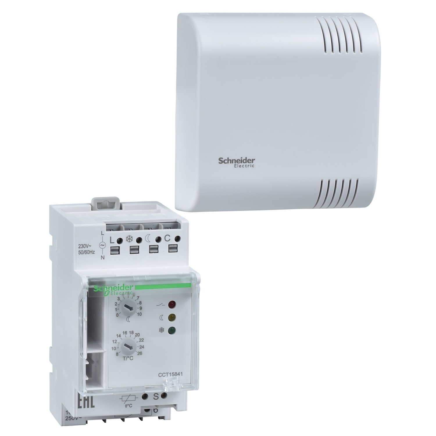 SCHNEIDER ELECTRIC - SNRCCT15841 TERMOSTATO REGOL. TH4 +8+26 C
