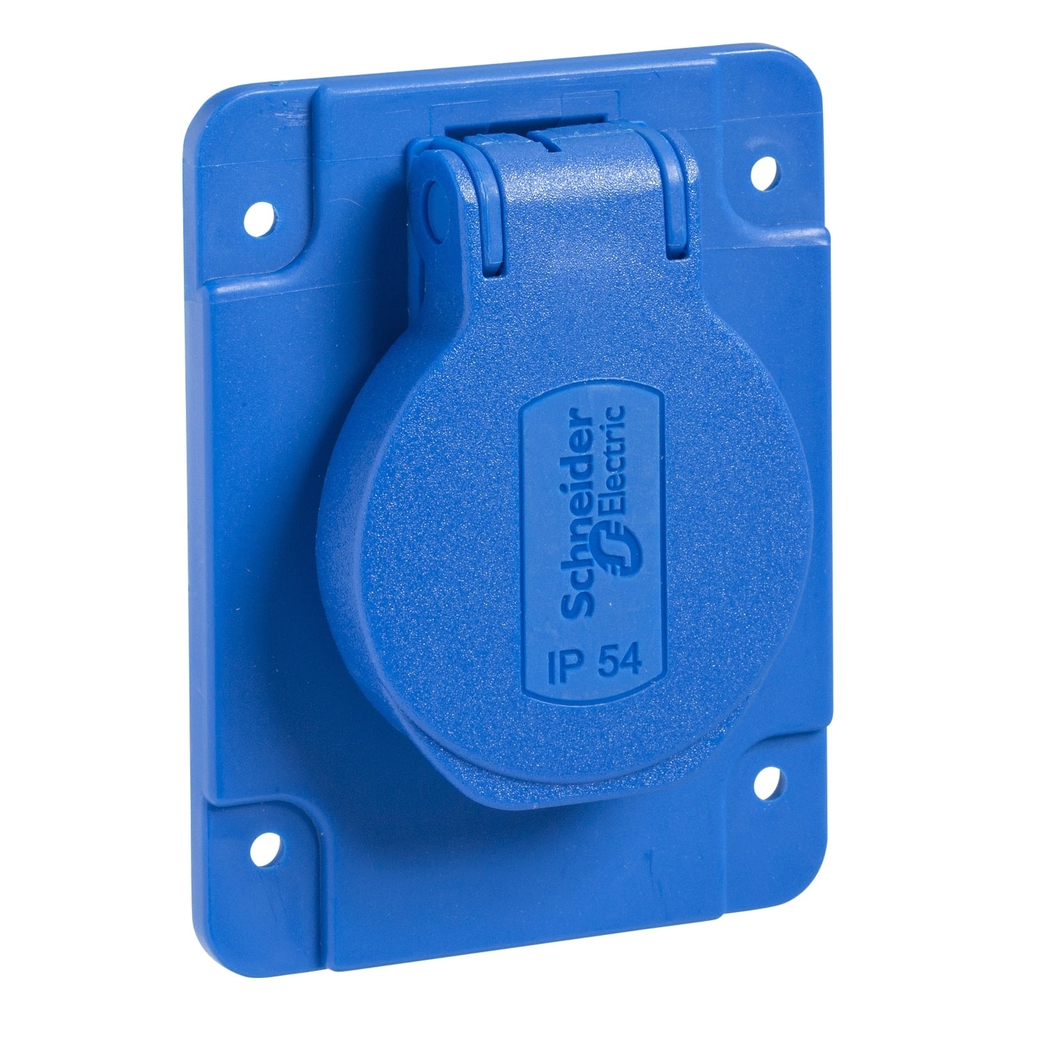 SCHNEIDER ELECTRIC - SNRPKS61B Presa da incasso Schuko 10/16A 250V 2P+T post.blu 65x85