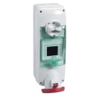SCHNEIDER ELECTRIC - SNRPKB63Q534 Presa da parete inter./vano DIN Unika IP65 63A 380V 3P+T