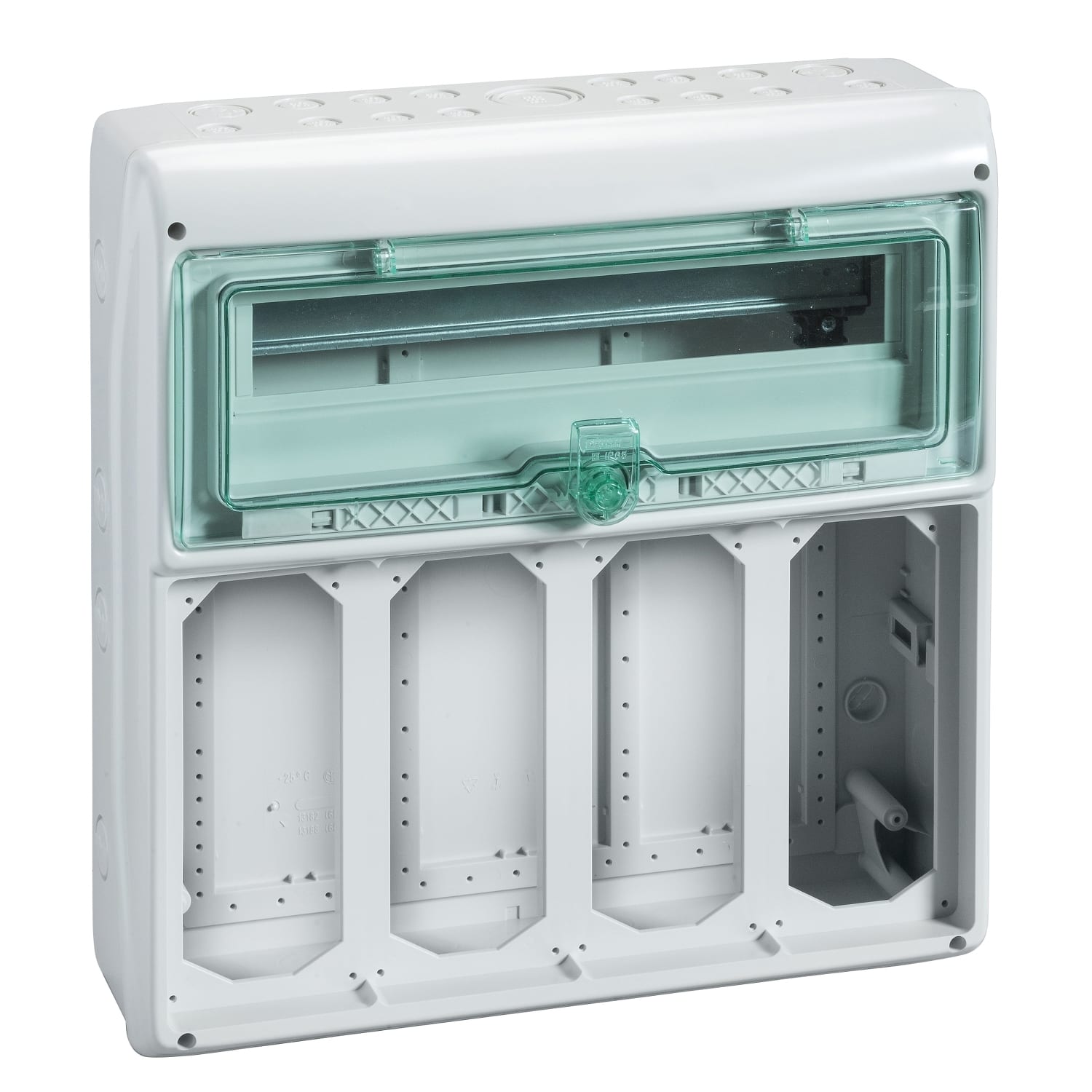 SCHNEIDER ELECTRIC - SNR10373 Quadro Mureva Enclosures IP65 18+1 modulo 4 prese interbloccata Unika