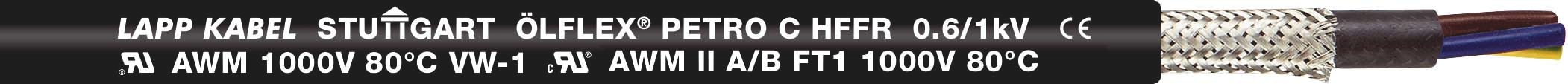 LAPP ITALIA SRL - LPP0023253 OLFLEX PETRO C HFFR 3G1,5 BK