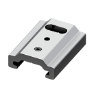 PERFORMANCE IN LIGHT - PRI311050 Staffa corta per sospensioni con foro per cavo con terminale a sfera (35 mm)