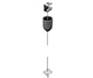 PERFORMANCE IN LIGHT - PRI310777 OTR SUSP KIT 1,5M CABLE 9000-KIT2-1,5-G