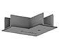 PERFORMANCE IN LIGHT - PRI310683 OTR RECESS COVER L-FEED S-9011-R/6-G