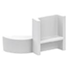 PERFORMANCE IN LIGHT - PRI310593 Carter IP40 per adattatore asimmetrico