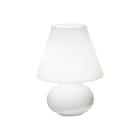 ROSSINI - RSSP.10850-20 LAMPADA DA TAVOLO IN VETRO BIANCO SATINA