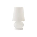 ROSSINI - RSSP.1304-35 LAMPADA DA TAVOLO BIANCA/VETRO BIANCO SA