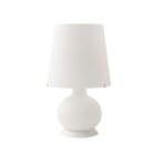 ROSSINI - RSSP.1304-55 LAMPADA DA TAVOLO BIANCA/VETRO BIANCO SATINATO E14+E27 IP20 32CM