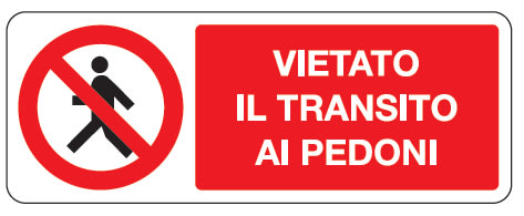 OCMEI SRL - OCMP004-701-A CART.350X125MM VIETATO IL TRANSITO