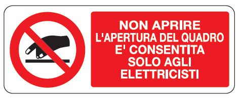 OCMEI SRL - OCMP010-773-AD ETIC.ADES.350X125MM NON APRIRE AP