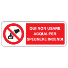 OCMEI SRL - OCMP011-749-AD ETIC.ADES.350X125MM QUI NON USARE