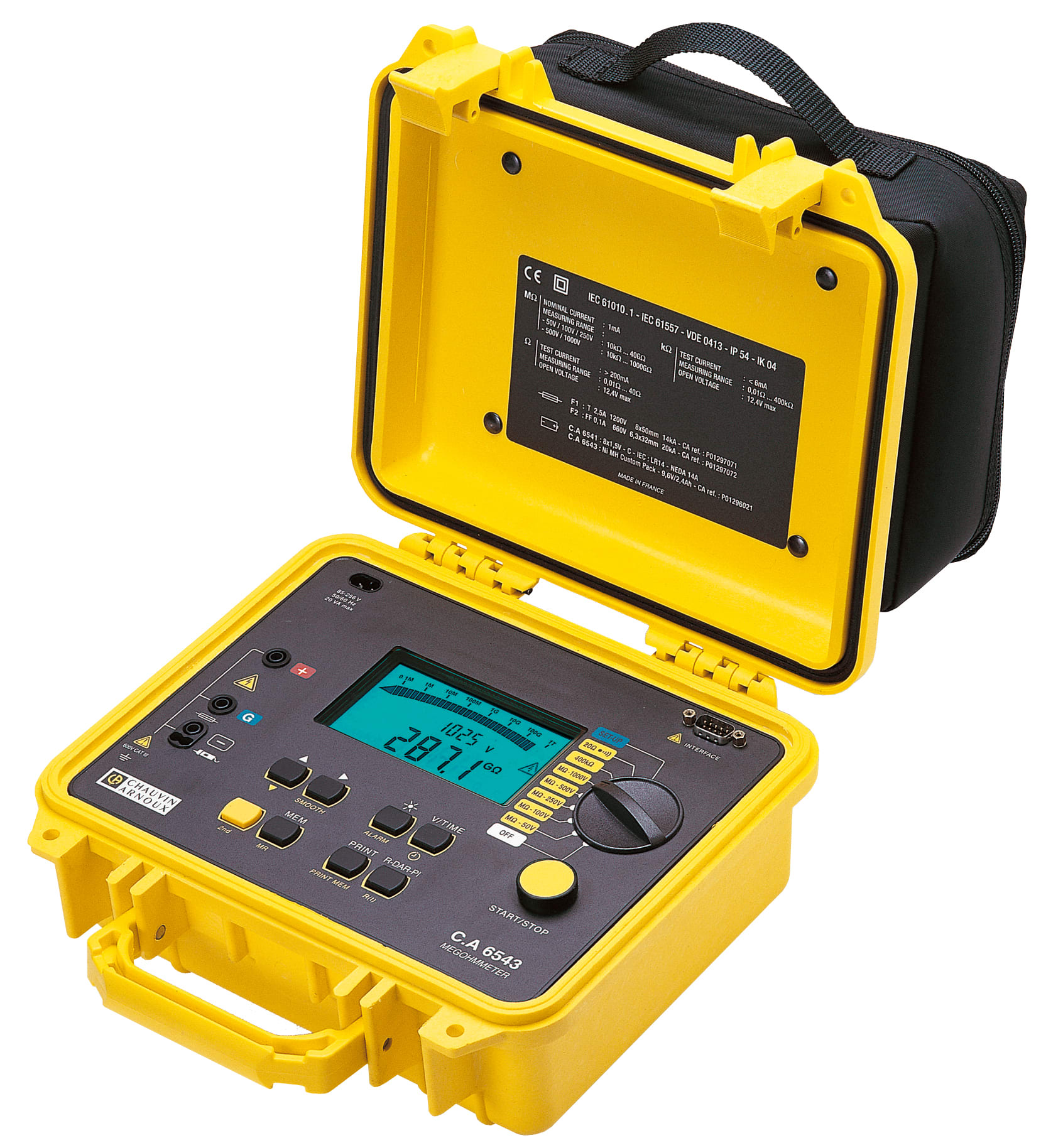 A.M.R.A. SPA - AMRP01138902 CHAUVIN ARNOUX CA 6543 TESTER ISOLAMENTO