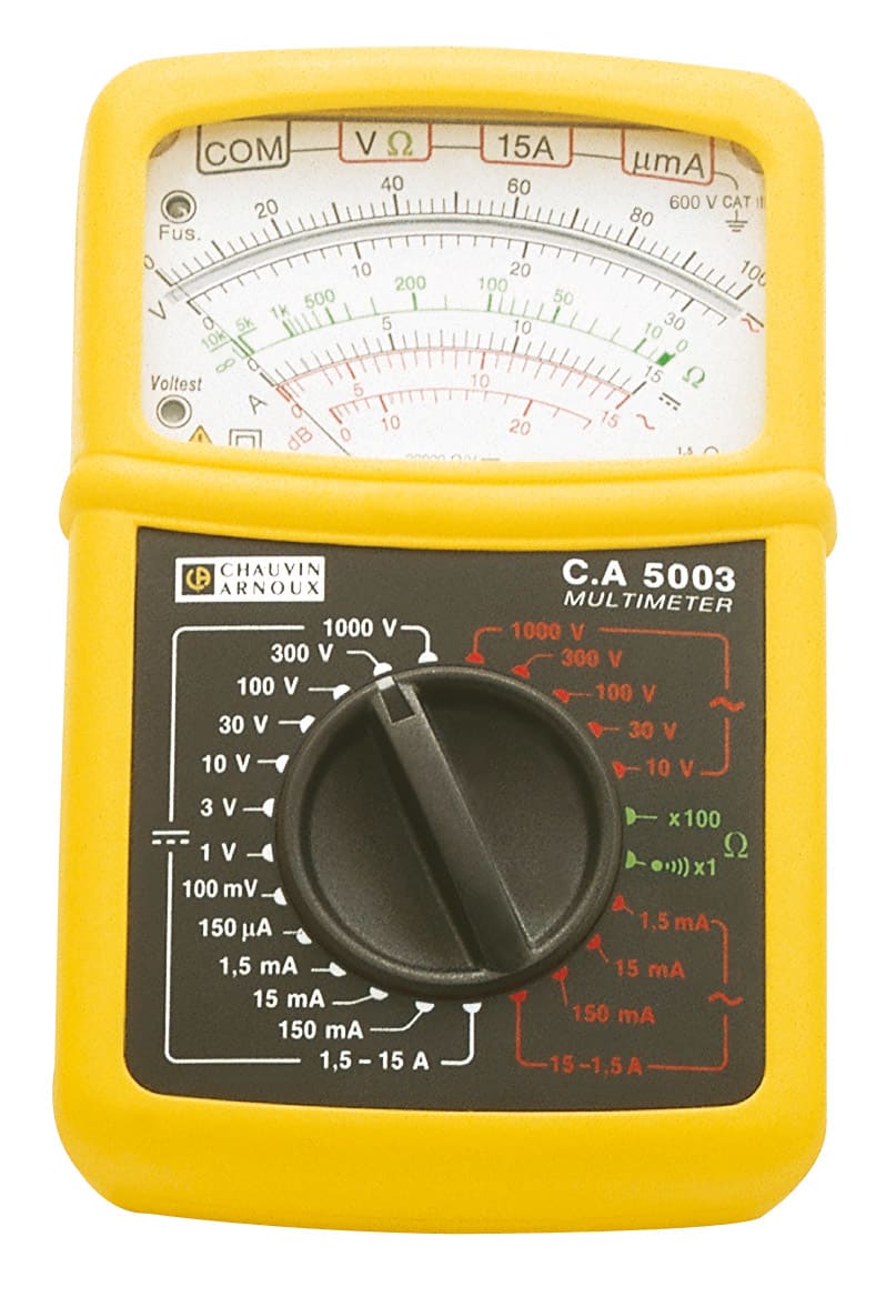 A.M.R.A. SPA - AMRP01196522E CHAUVIN ARNOUX CA 5003 MULTIMETRO ANALOG
