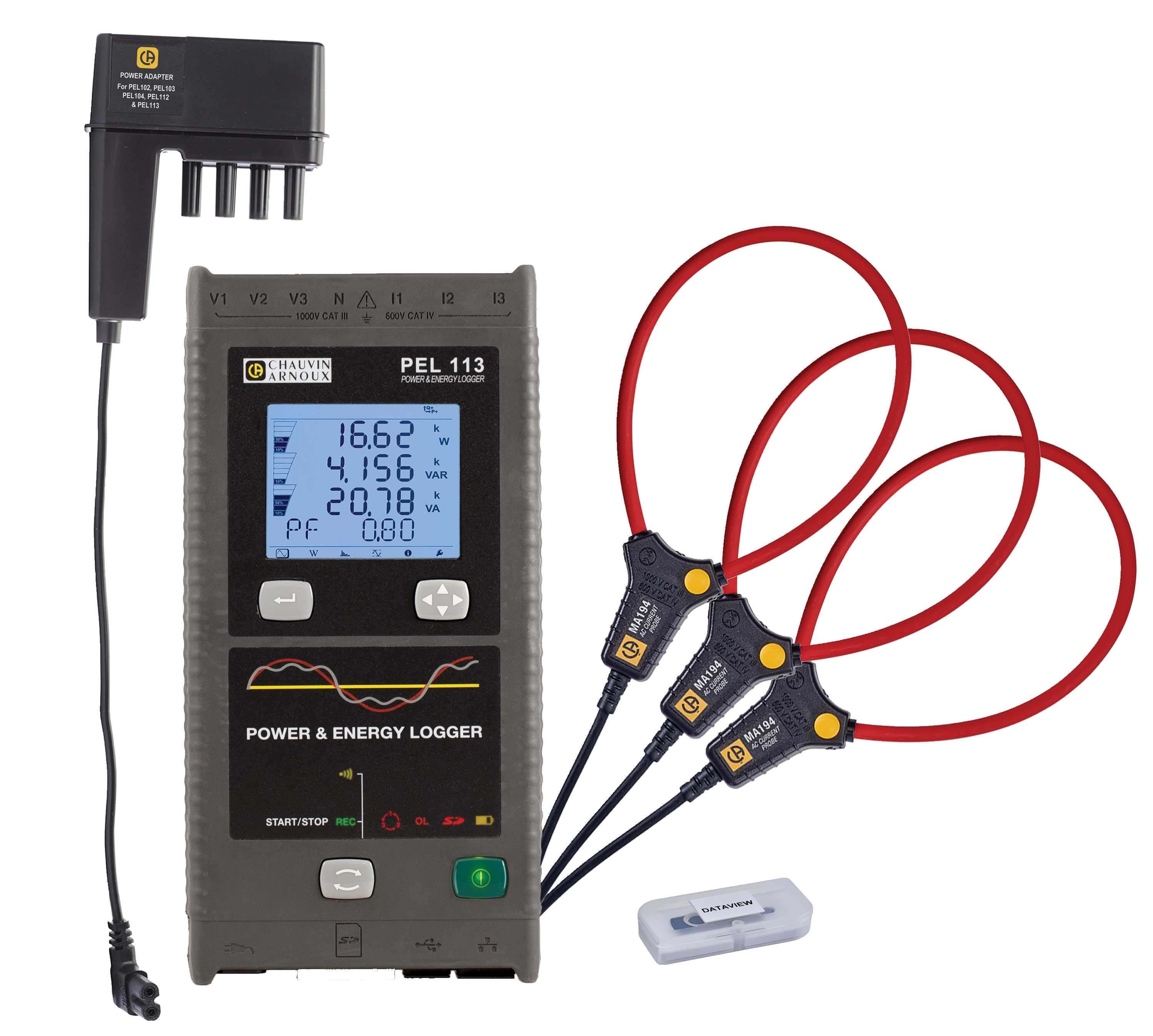 A.M.R.A. SPA - AMRP01300004 CHAUVIN ARNOUX KIT PEL113MA + DATAVIEWER