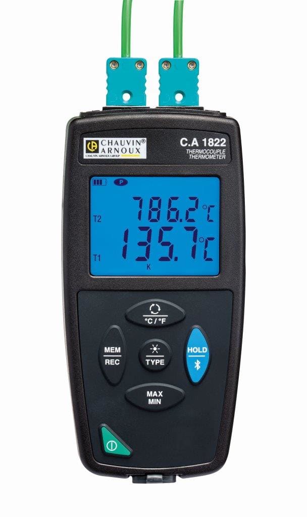 A.M.R.A. SPA - AMRP01654822 CHAUVIN ARNOUX CA 1822 TERMOMETRO TC2
