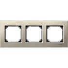 SCHNEIDER ELECTRIC - SNRMTN403305 CORNICE M-ELEGANCE TRIP.MET. TITANIO