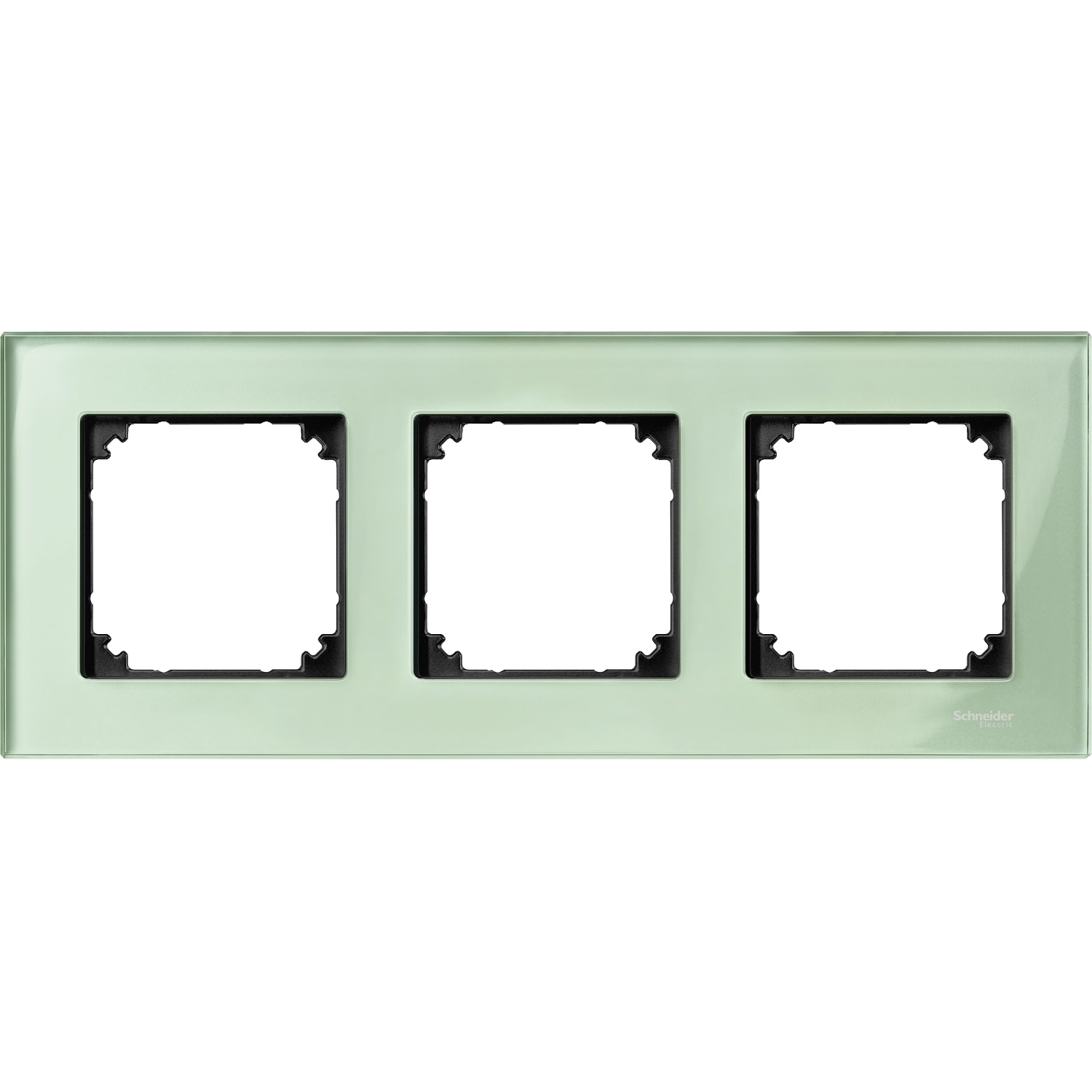 SCHNEIDER ELECTRIC - SNRMTN404304 CORNICE M-ELEGANCE TRIPL.VETRO VERDE